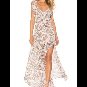 For love and lemons bee balm floral maxi dress